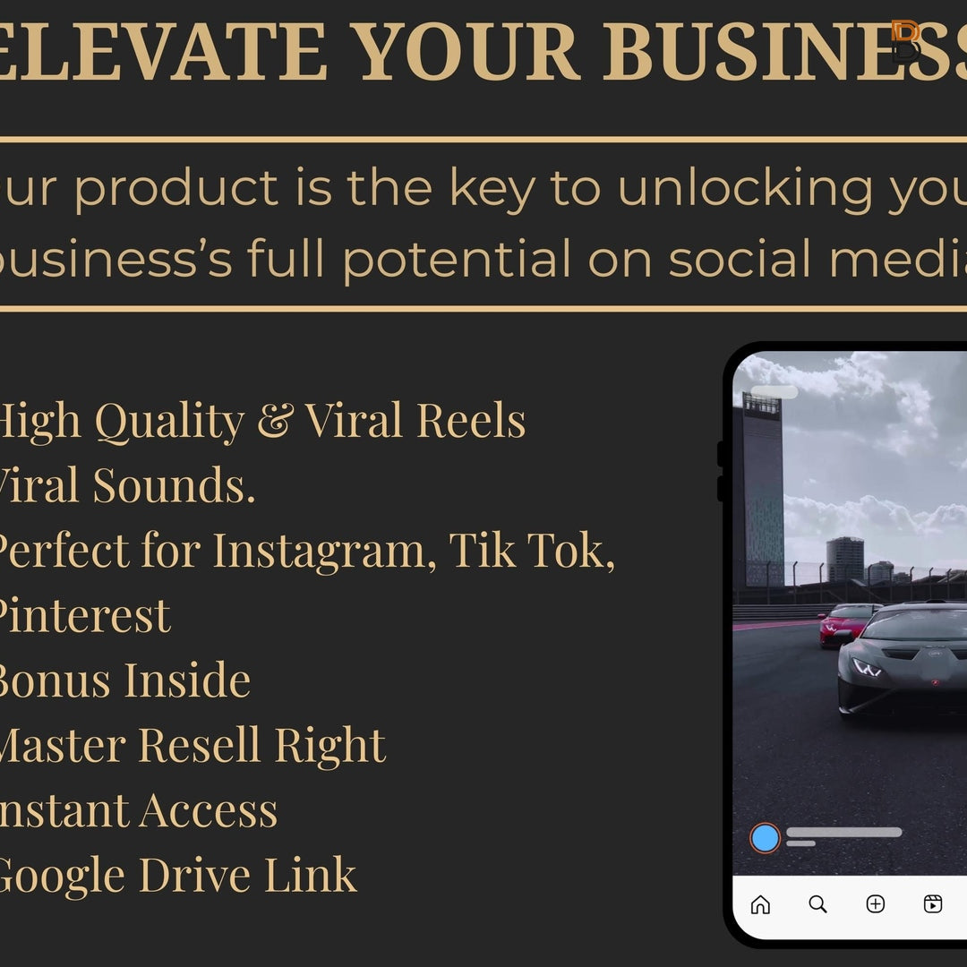 15,000+ Luxury 4K Video Reels Bundle | Instagram, TikTok, YouTube Shorts | PLR & MRR Rights | Instant Download
