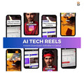 500+ AI Tech Reels Bundle — Instant Download | Editable in Canva | PLR & MRR Rights Included